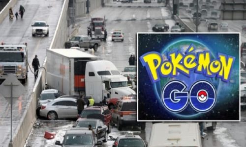 Man stops in the middle of highway to catch Pokemon’s Pikachu, causes major highway accident